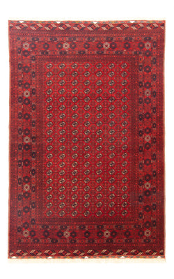 Afghan Teppich - Buchara 299 x 198 cm - dunkelrot