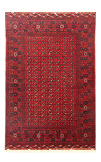 Afghan Teppich - Buchara 299 x 198 cm - dunkelrot