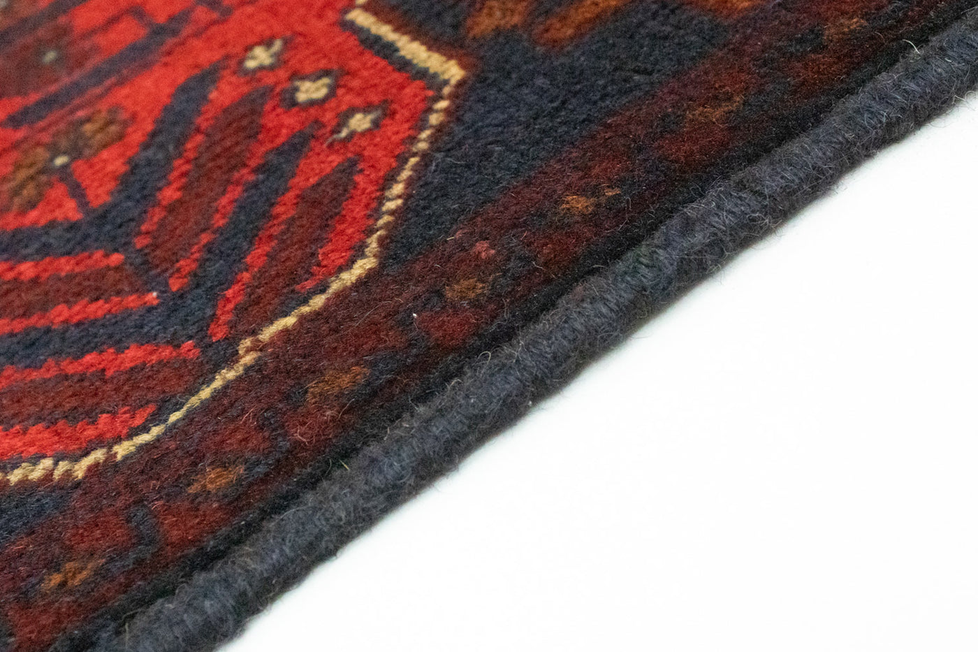 Afghan Teppich - Kunduz 191 x 121 cm - dunkelblau
