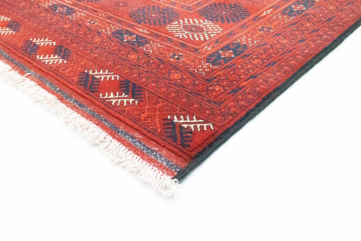Afghan Teppich - Buchara 297 x 198 cm - dunkelrot