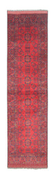 Afghan Teppich - Kunduz 294 x 80 cm - rot