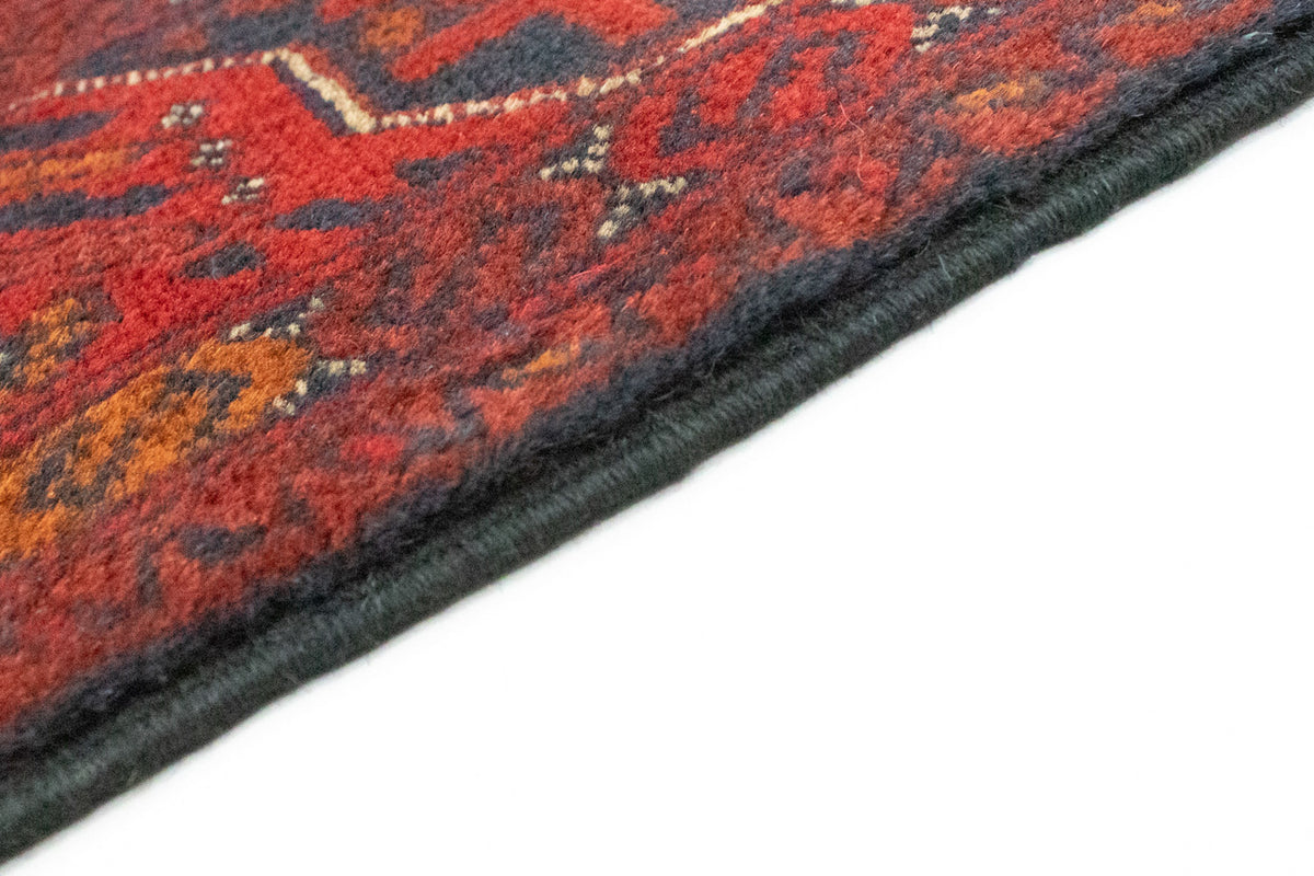 Afghan Teppich - Kunduz 297 x 74 cm - rot