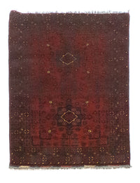 Afghan Teppich - Kunduz 125 x 78 cm - rot