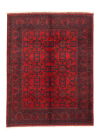 Afghan Teppich - Kunduz 197 x 151 cm - rot