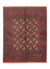 Afghan Teppich - Kunduz 190 x 150 cm - rot