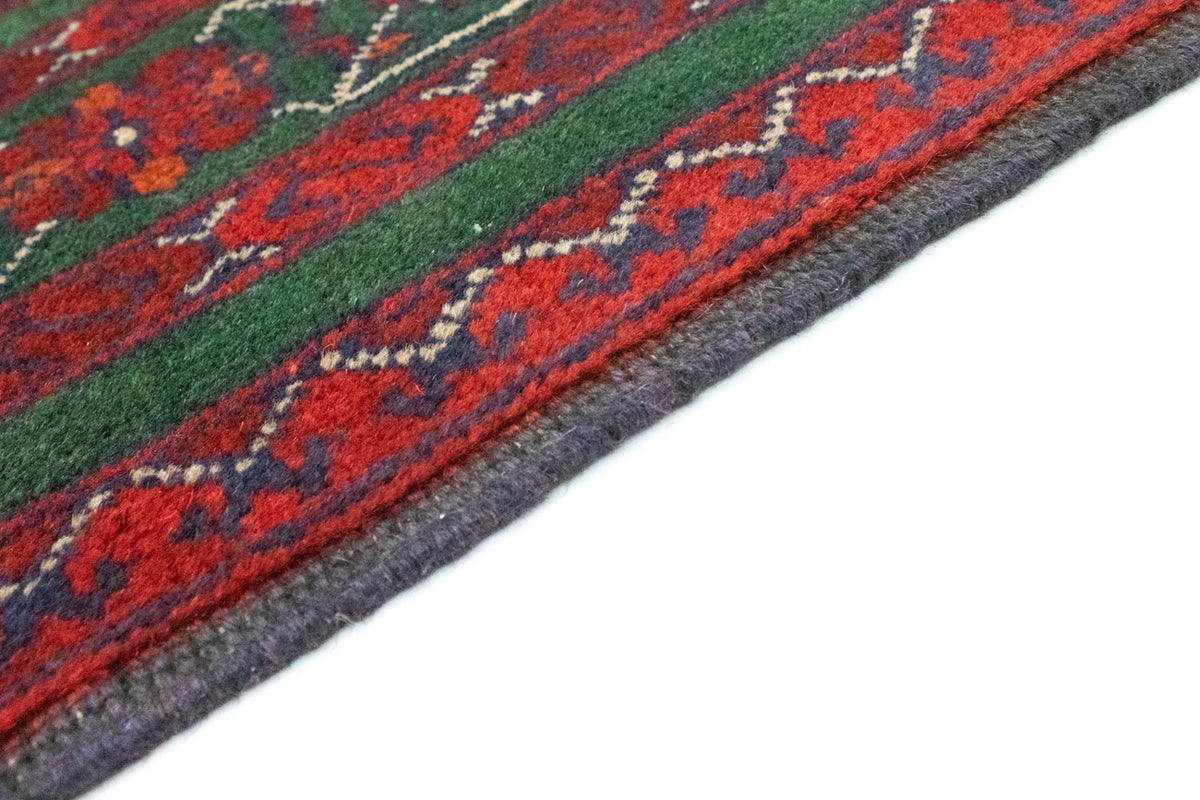 Afghan Teppich - Kunduz 190 x 150 cm - rot