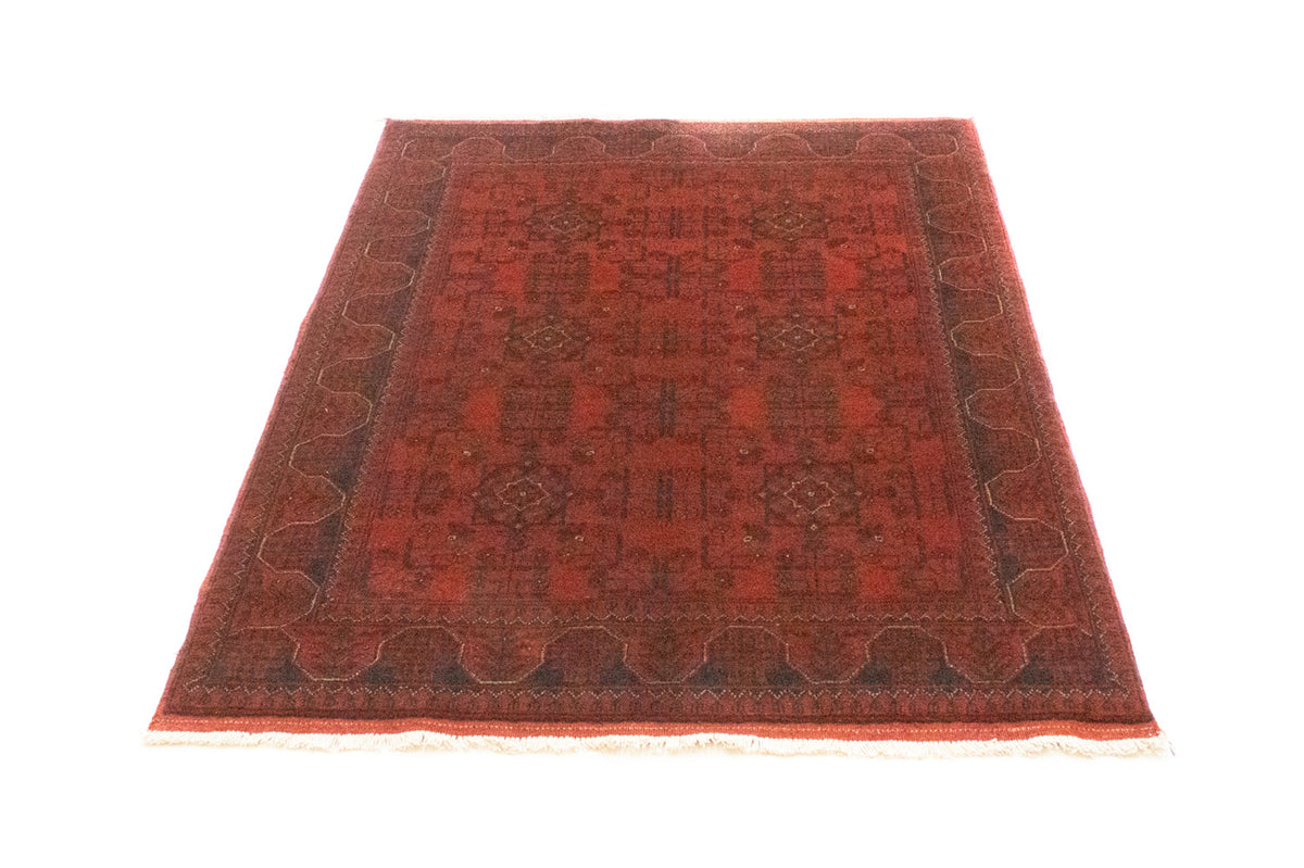 Afghan Teppich - Kunduz 147 x 105 cm - rot