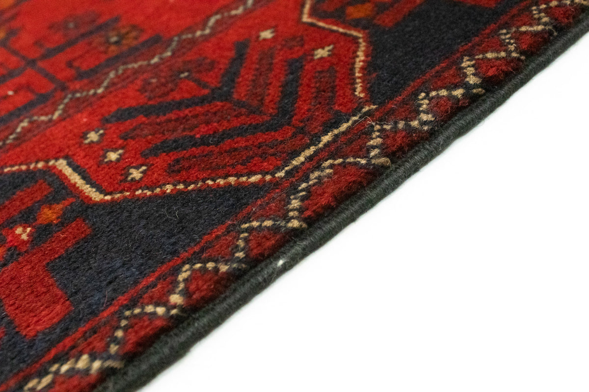 Afghan Teppich - Kunduz 125 x 83 cm - rot