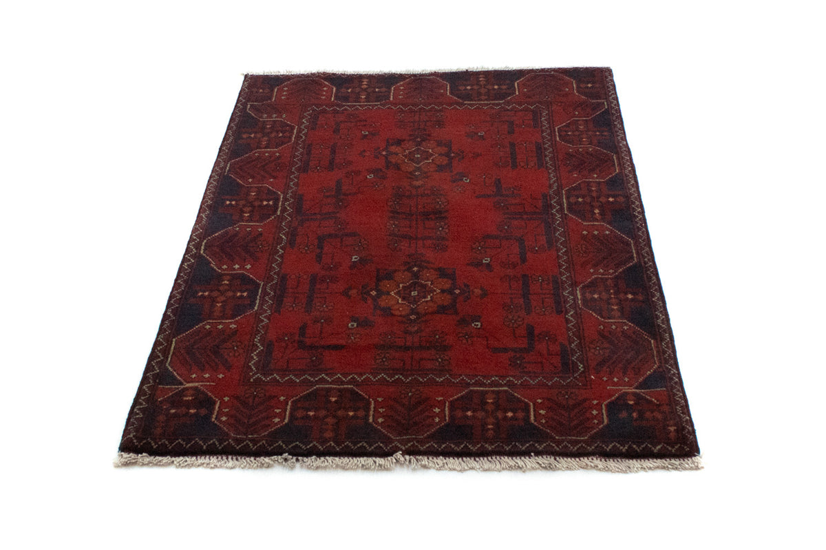 Afghan Teppich - Kunduz 125 x 83 cm - rot