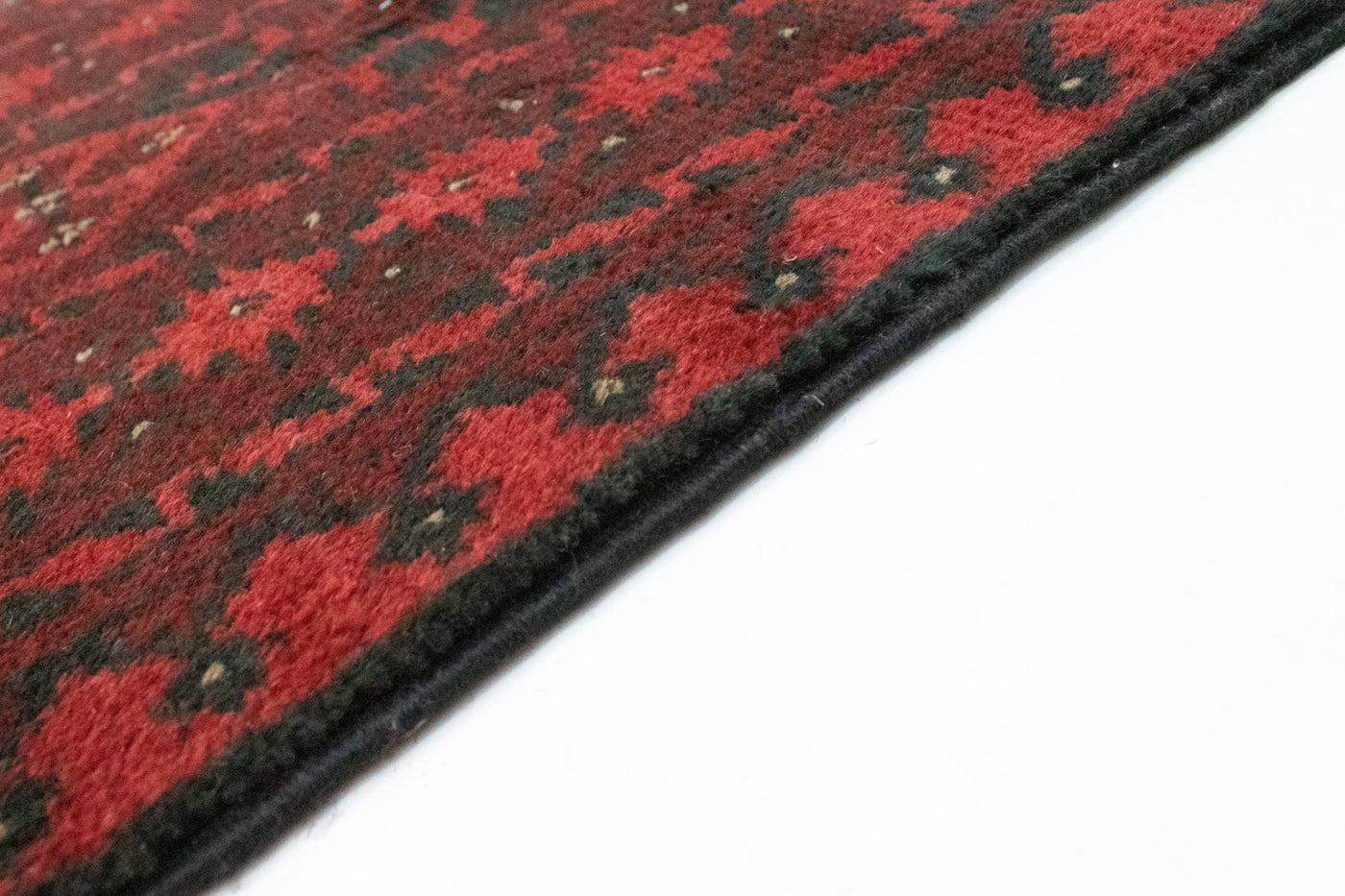 Afghan Teppich - Filpa 390 x 302 cm - dunkelrot
