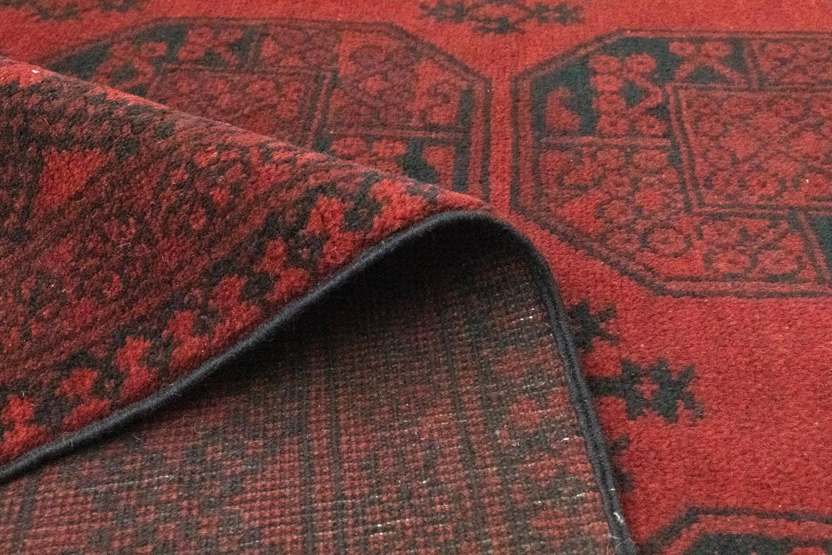 Afghan Teppich - Filpa 345 x 256 cm - dunkelrot
