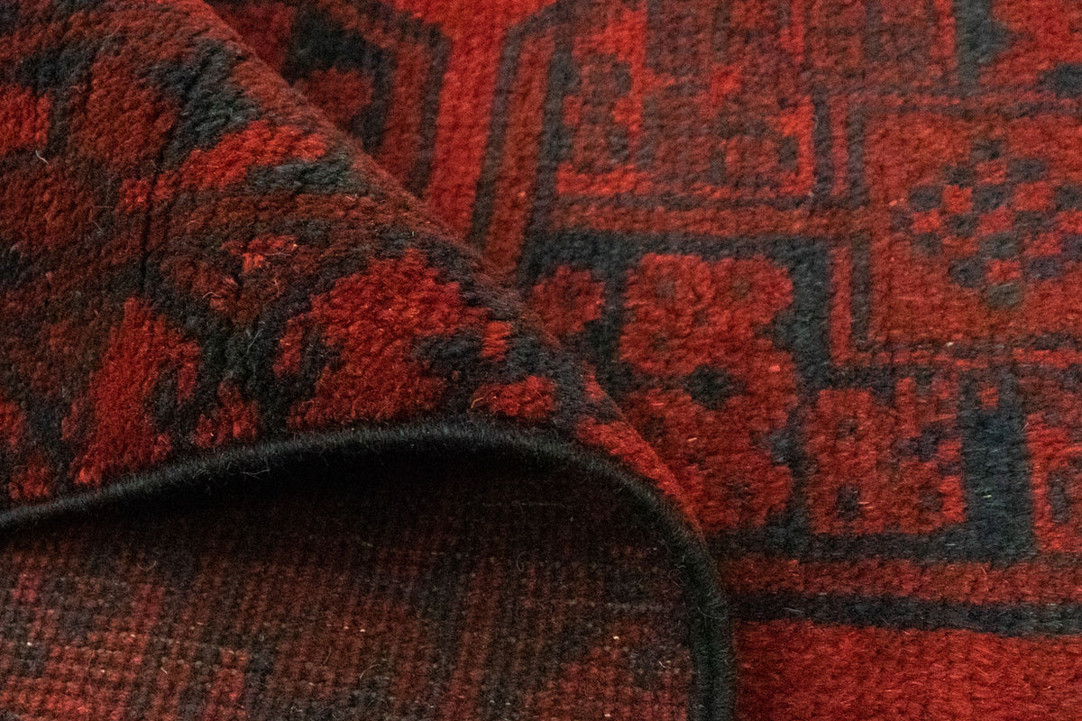 Afghan Teppich - Filpa 194 x 152 cm - rot