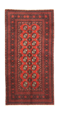 Afghan Teppich - Filpa 200 x 100 cm - rot