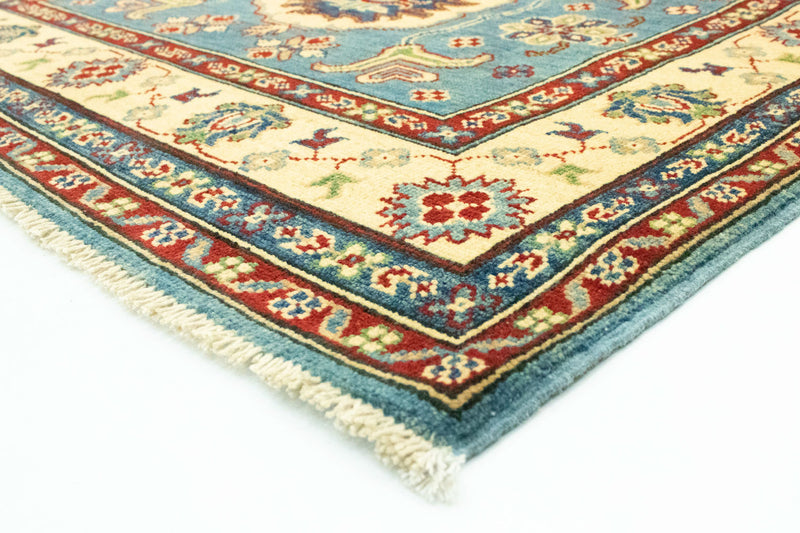 Ziegler Teppich - Kazak 183 x 117 cm - seeblau