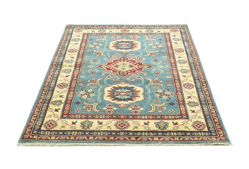 Ziegler Teppich - Kazak 183 x 117 cm - seeblau