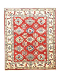 Ziegler Teppich - Kazak 199 x 146 cm - dunkelrot