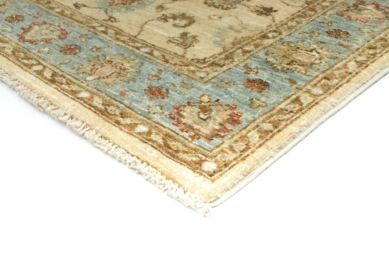 Ziegler Teppich 250 x 80 cm - senfgelb
