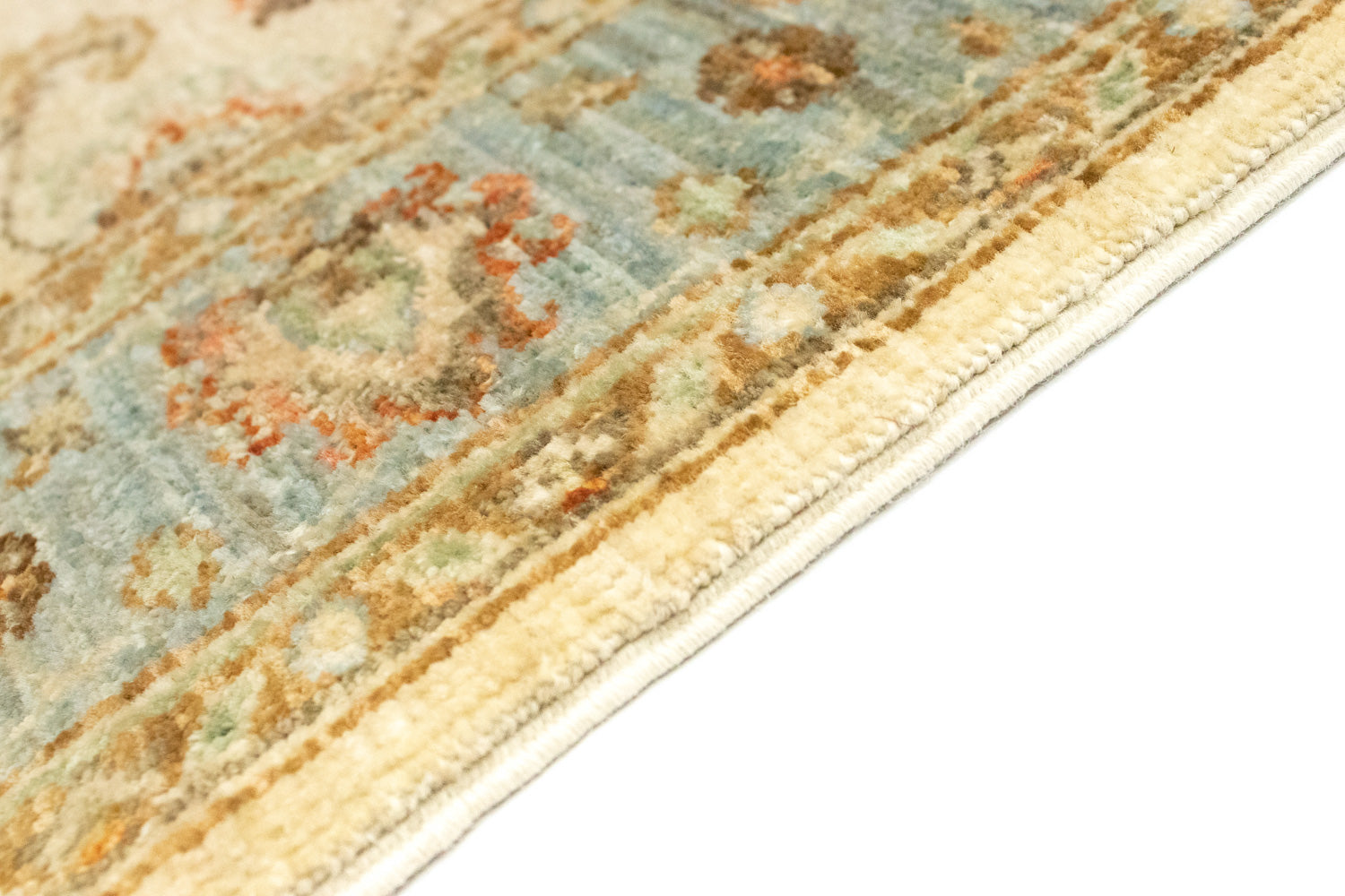 Ziegler Teppich 250 x 80 cm - senfgelb
