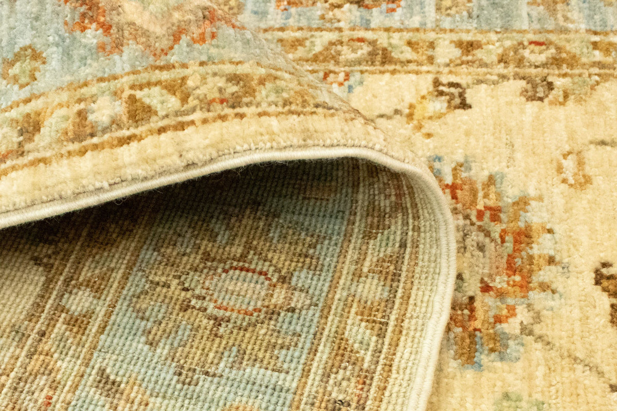 Ziegler Teppich 250 x 80 cm - senfgelb