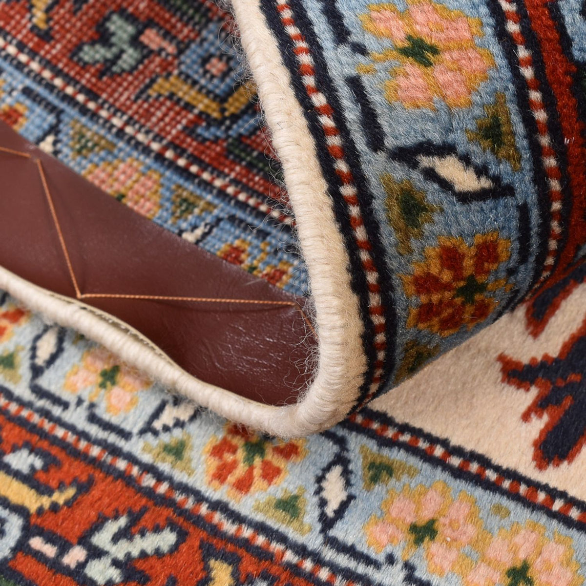 Perserteppich - Nomadic quadratisch  - 105 x 100 cm - creme