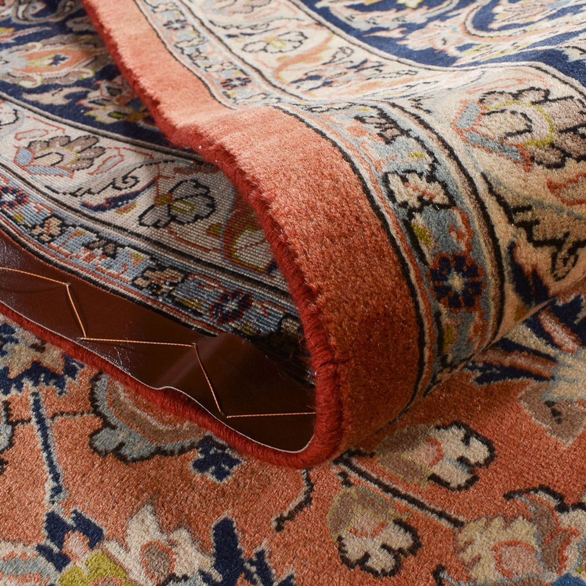 Perserteppich - Classic - Royal quadratisch  - 381 x 381 cm - terrakotta