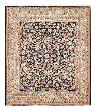 Keshan Teppich 205x238cm - Perserteppich - dunkelblau