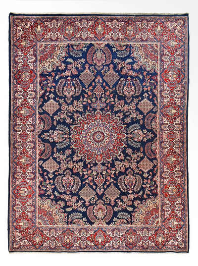 Sarough Teppich 297x390cm - Perserteppich - dunkelblau