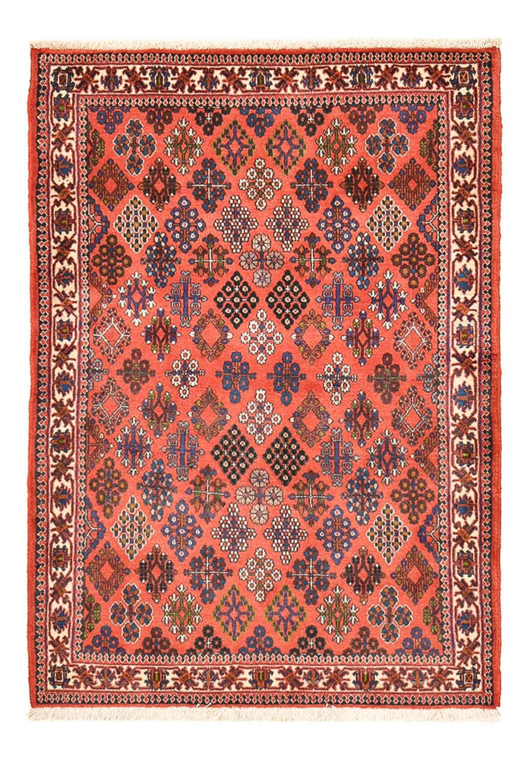 Gabbeh Teppich - Kaschkuli Perser - 155 x 114 cm - hellrot
