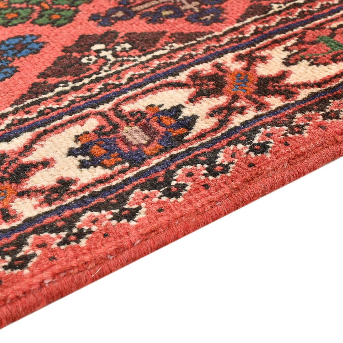 Meymeh Teppich 110x161cm - Perserteppich - hellrot