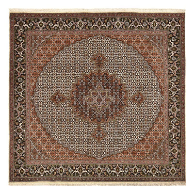 Perserteppich - Täbriz - Royal quadratisch  - 207 x 204 cm - braun