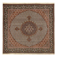 Perserteppich - Täbriz - Royal quadratisch  - 207 x 204 cm - braun