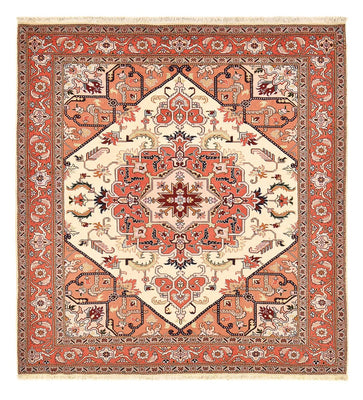 Perserteppich - Täbriz - Royal quadratisch  - 216 x 195 cm - creme