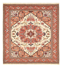 Perserteppich - Täbriz - Royal quadratisch  - 216 x 195 cm - creme
