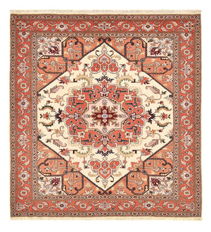Perserteppich - Täbriz - Royal quadratisch  - 216 x 195 cm - creme