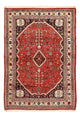 Abadeh Teppich 98x147cm - Perserteppich - rot
