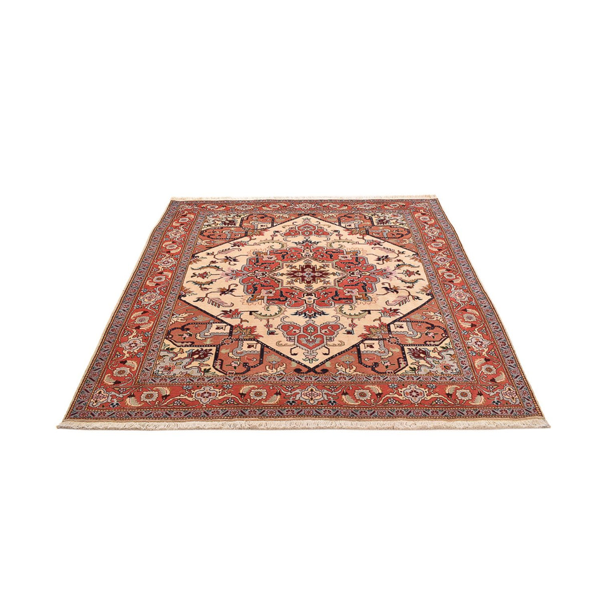 Perserteppich - Nomadic quadratisch  - 200 x 200 cm - creme