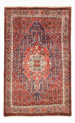 Perserteppich - Nomadic - 208 x 135 cm - rot