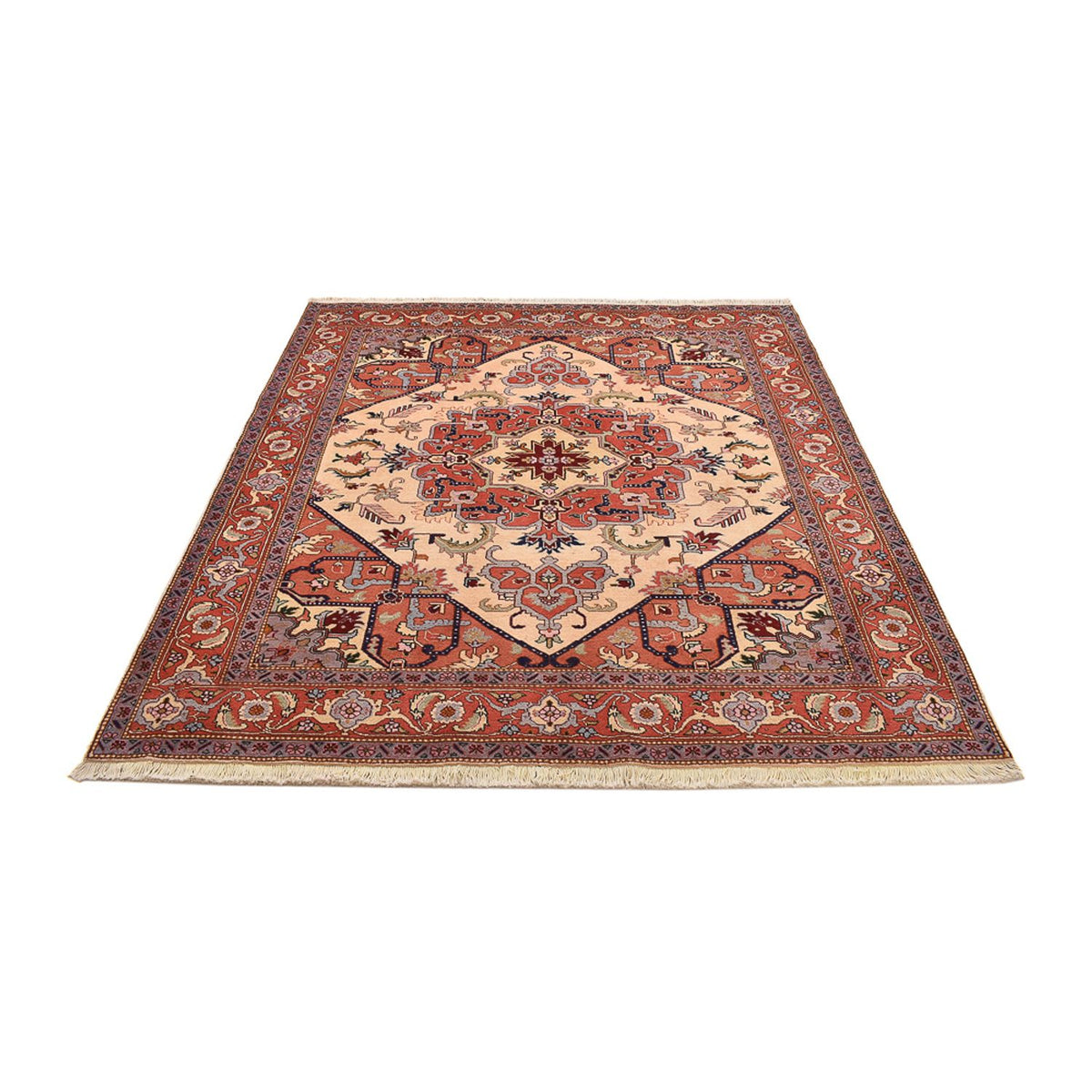 Perserteppich - Nomadic quadratisch  - 218 x 200 cm - creme