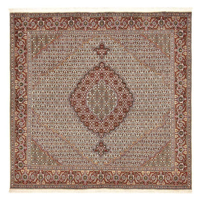 Perserteppich - Täbriz - Royal quadratisch  - 205 x 204 cm - hellbraun