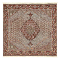 Perserteppich - Täbriz - Royal quadratisch  - 205 x 204 cm - hellbraun