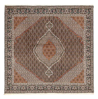 Perserteppich - Täbriz - Royal quadratisch  - 203 x 203 cm - braun