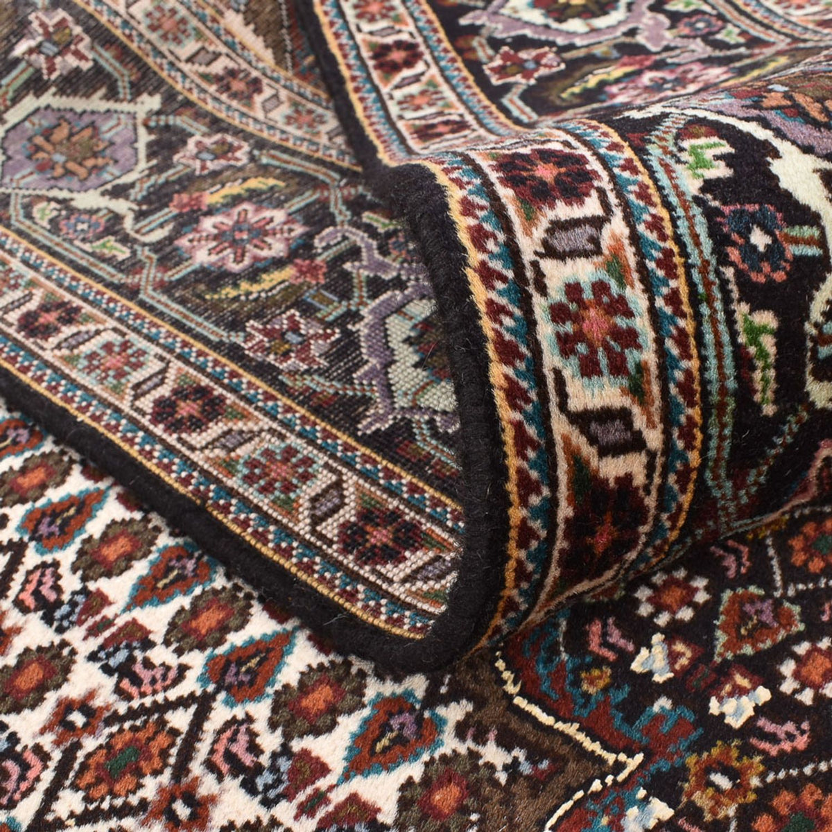 Perserteppich - Täbriz - Royal quadratisch  - 206 x 200 cm - braun