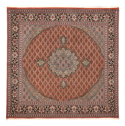 Täbriz - 40 Raj Teppich 245x245cm - Perserteppich - rost