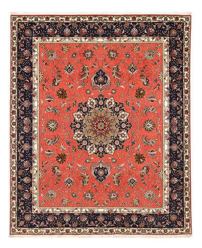 Täbriz - 50 Raj Teppich 245x300cm - Perserteppich - rot