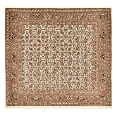 Täbriz - 50 Raj Teppich 197x201cm - Perserteppich - dunkelbeige