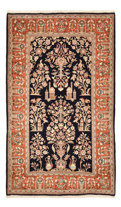 Ilam Teppich 157x270cm - Perserteppich - dunkelblau