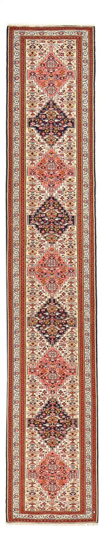 Läufer Kelim - Oriental - 437 x 81 cm - beige