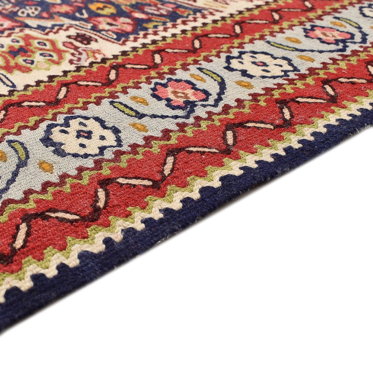 Kelim Seide Teppich 81x437cm