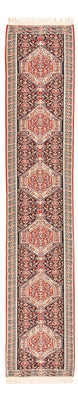 Läufer Kelim - Oriental - 395 x 85 cm - dunkelbeige