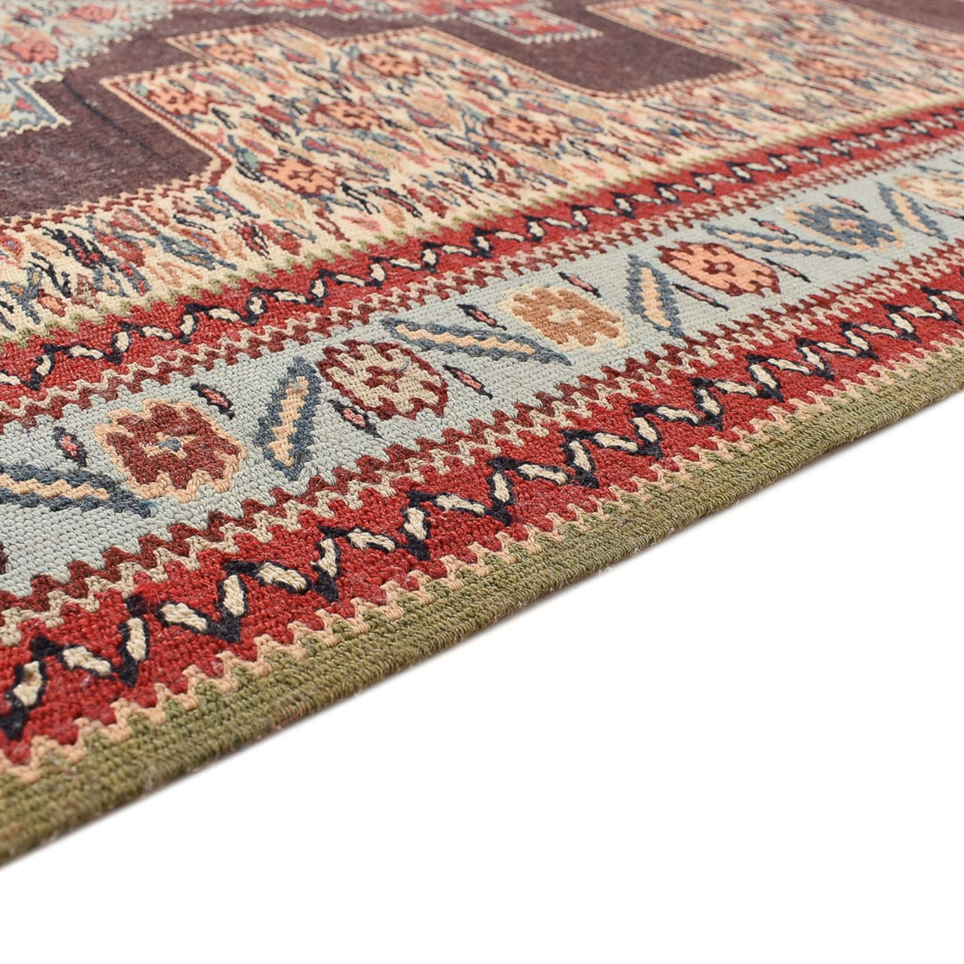 Kelim Seide Teppich 495x85cm
